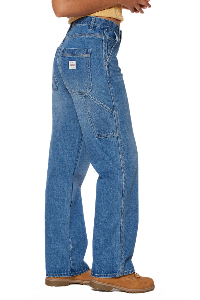 Blue High Rise Carpenter Jeans