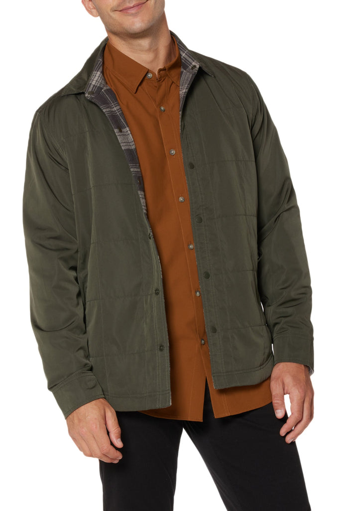 Mens Reversible Flannel Jacket - Shop Now