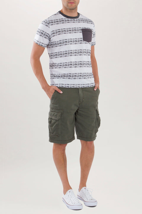 Survivor Mens Belted Cargo Shorts | UNIONBAY