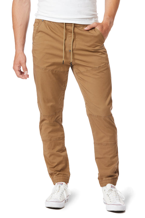 Stretch twill cargo jogger trousers