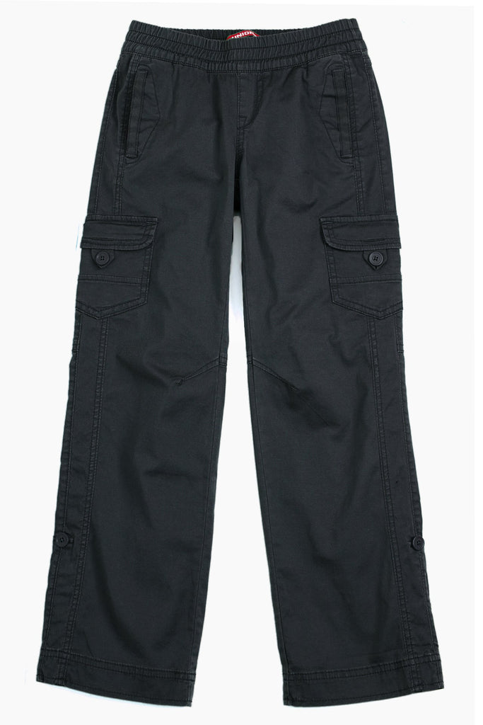 Black Lilah Convertible Pant for Girls | UNIONBAY