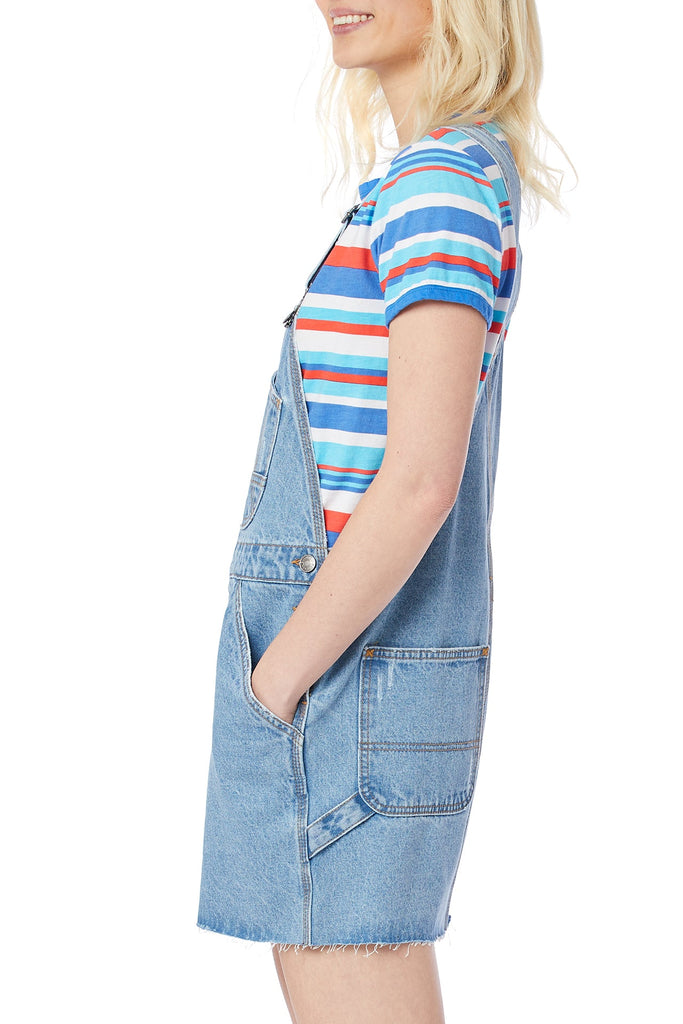 Mario Throwback Denim Skirtalls for Women | UNIONBAY